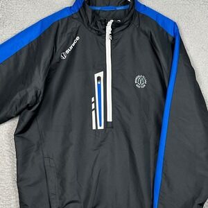 Sunice Windbreaker Jacket Mens Medium X2O Sport Black Blue Muirfield Village